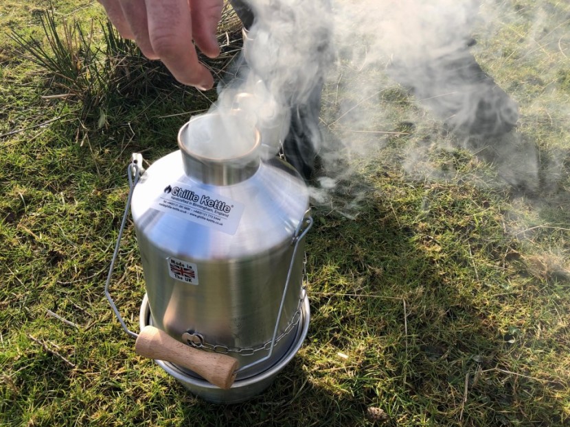 Brew time at Cefnllysgwynne - Lyn Davies